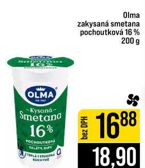Olma zakysaná smetana pochoutková 16% 200 g