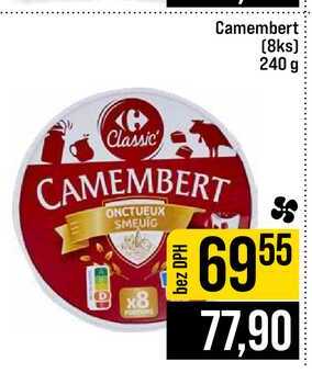 Camembert 8ks 240 g
