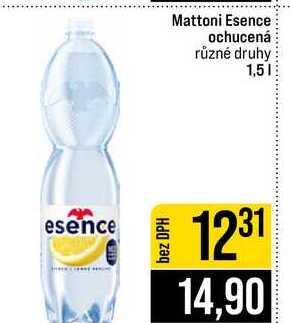 Mattoni Esence ochucená různé druhy 1,5l