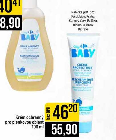 Krém ochranný pro plenkovou oblast 100 ml