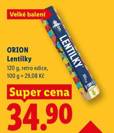 ORION Lentilky, 120 g