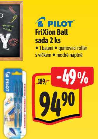 Frixion Ball sada 2 ks
