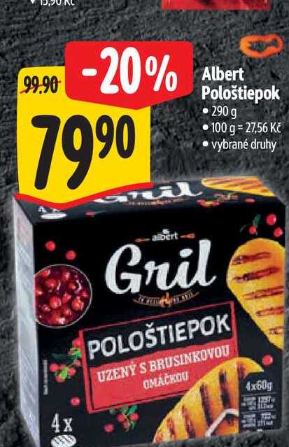 Albert Pološtiepok 290 g