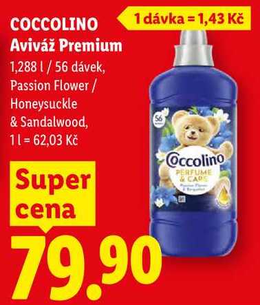 COCCOLINO Aviváž Premium, 1,288 1 / 56 dávek