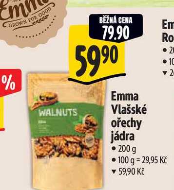  Emma Vlašské ořechy jádra  200 g 