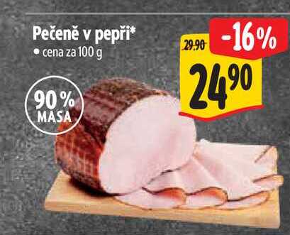 Pečeně v pepři 100 g