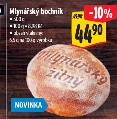 Mlynářský bochník 500 g 