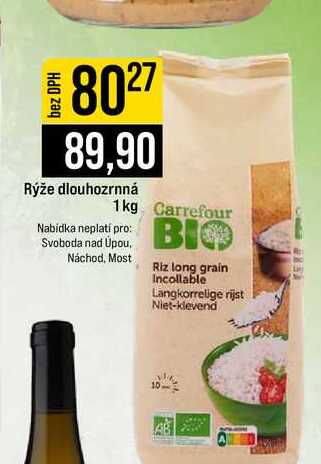Rýže dlouhozrnná 1kg