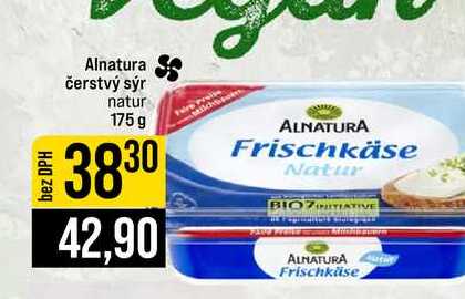Alnatura čerstvý sýr natur 175 g 