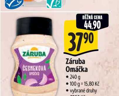 Záruba Omáčka 240g