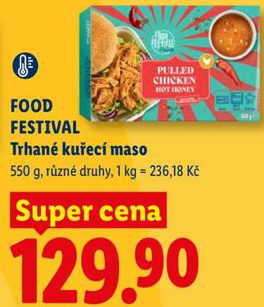 FOOD FESTIVAL Trhané kuřecí maso, 550 g