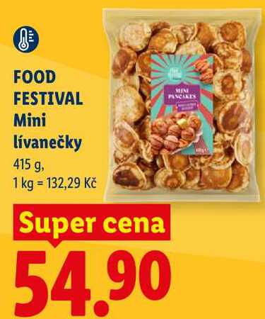 FOOD FESTIVAL Mini lívanečky, 415 g