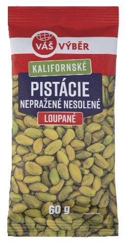 VÁŠ VÝBĚR Pistácie loupané, 60 g