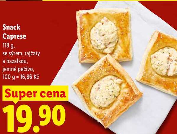Snack Caprese, 118 g