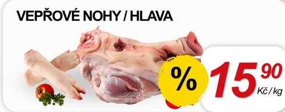 VEPŘOVÉ NOHY/HLAVA, 1 kg