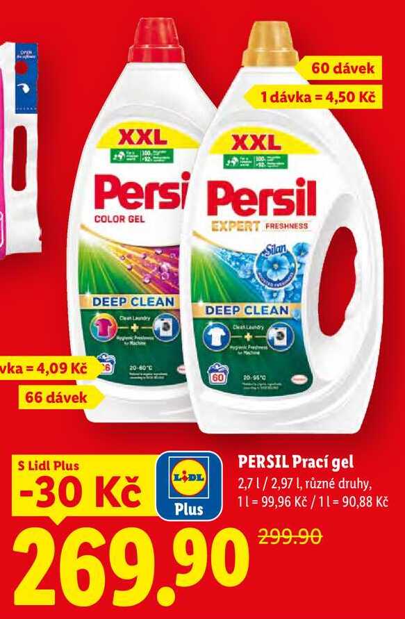 PERSIL Prací gel, 2,7 1/2,97 l