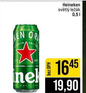 Heineken světlý ležák 0,5l
