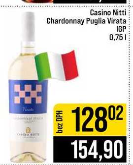 Casino Nitti Chardonnay Puglia Virata IGP 0,75l