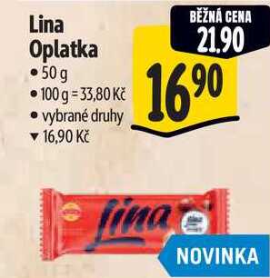Lina Oplatka, 50 g