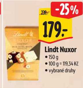Lindt Nuxor, 150 g
