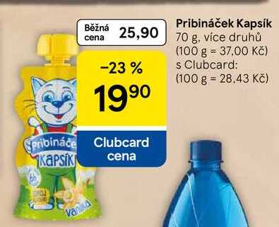 Pribináček Kapsík, 70 g, více druhů
