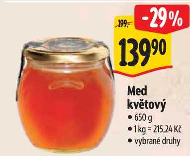Med květový, 650 g 