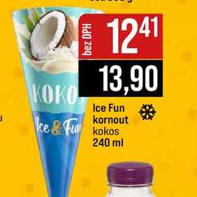 Ice Fun kornout kokos 240 ml