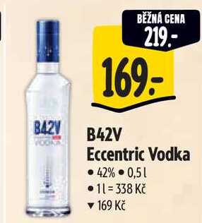 B42V Eccentric Vodka, 0,5 l
