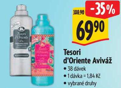 Tesori d'Oriente Aviváž, 38 dávek 