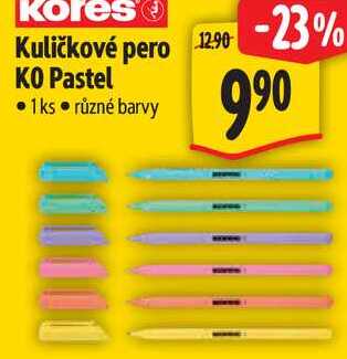 Kuličkové pero KO Pastel