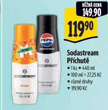 Sodastream Příchutě, 440 ml