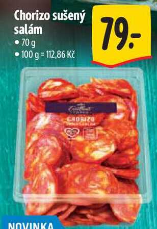 Chorizo sušený salám, 70 g