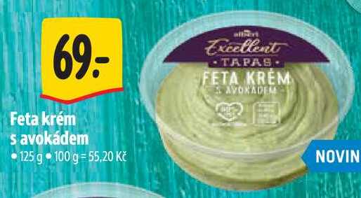 Feta krém s avokádem, 125 g