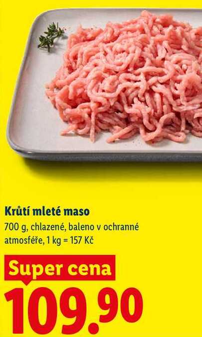 Krůtí mleté maso, 700 g