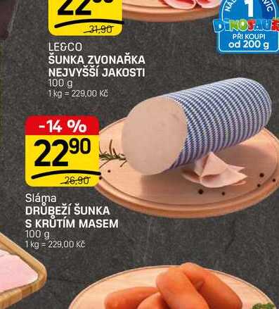 DRŮBEŽÍ ŠUNKA S KRŮTÍM MASEM 100 g 
