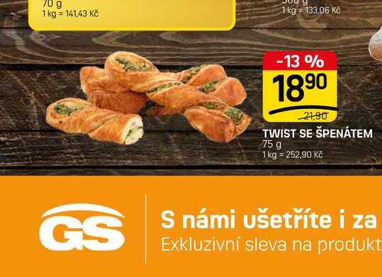 TWIST SE ŠPENÁTEM 75 g
