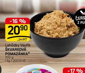 ŠKVARKOVÁ POMAZÁNKA* 100 g 