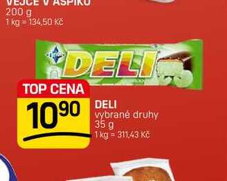 DELI vybrané druhy 35 g