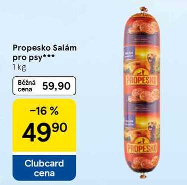Propesko Salám pro psy, 1 kg
