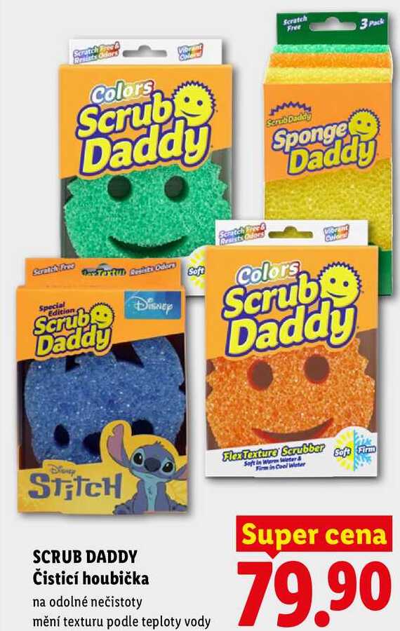 SCRUB DADDY Čistící houbička 