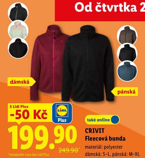 CRIVIT Fleecová bunda