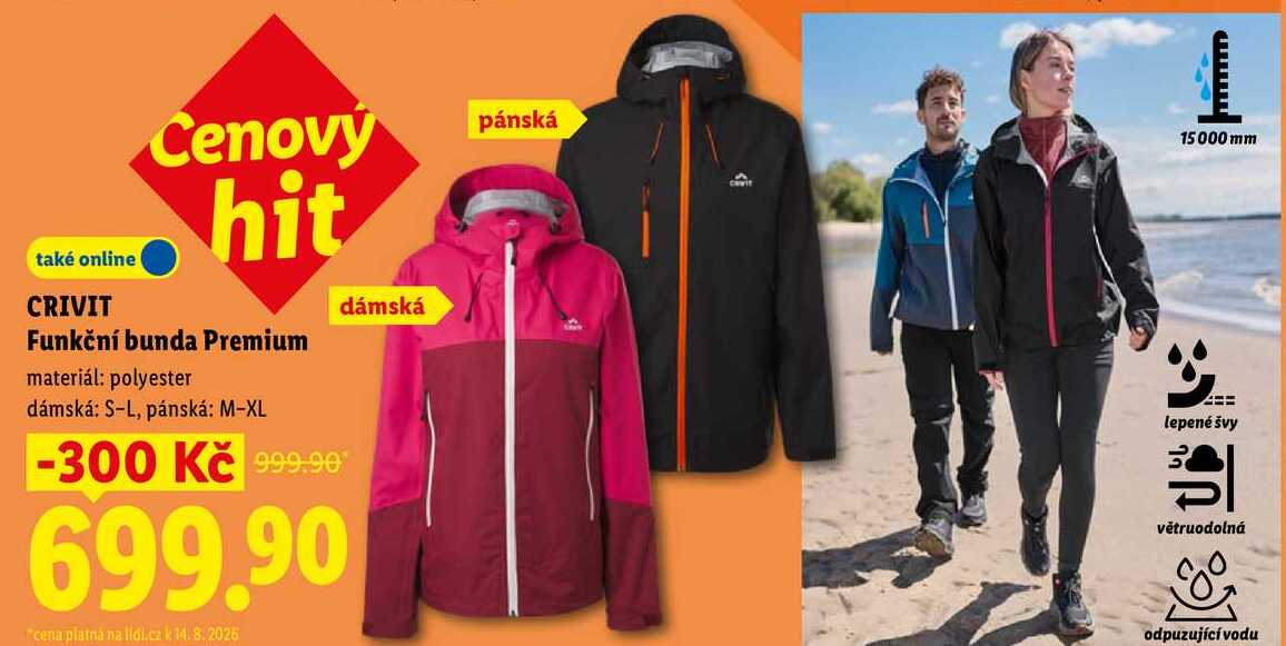 CRIVIT Funkční bunda Premium  