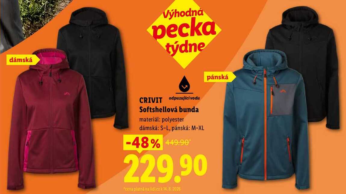 CRIVIT Softshellová bunda