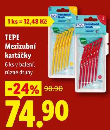 TEPE Mezizubní kartáčky, 6 ks