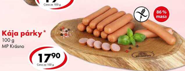Kája párky, 100 g 