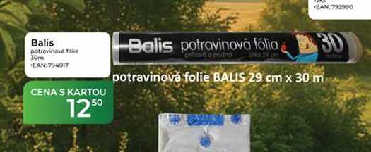 Balis potravinová fólie 30m