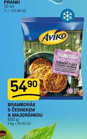 BRAMBORÁK S ČESNEKEM A MAJORÁNKOU 600 g