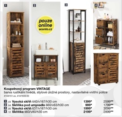 Koupelnový program VINTAGE-Skříňka pod umyvadlo