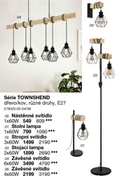 Série TOWNSHEND-Stojací lampa