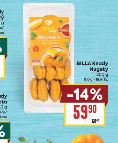 BILLA Ready Nugety 300 g
